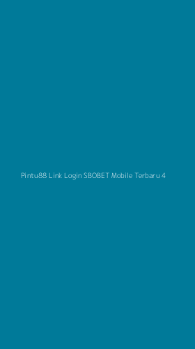 Tampilan Antarmuka Aplikasi Pintu88 Link Login Sbobet Mobile Terbaru - 4