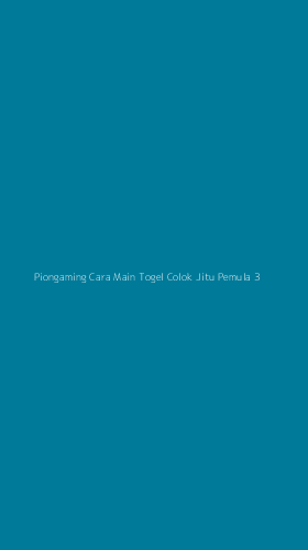 Tampilan Antarmuka Aplikasi Piongaming Cara Main Togel Colok Jitu Pemula - 3