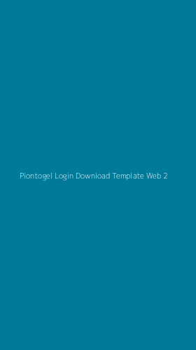 Tampilan Antarmuka Aplikasi Piontogel Login Download Template Web - 2