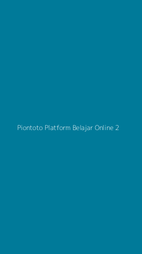 Tampilan Antarmuka Aplikasi Piontoto Platform Belajar Online - 2