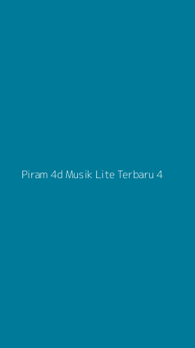 Tampilan Antarmuka Aplikasi Piram 4d Musik Lite Terbaru - 4