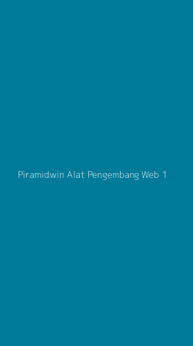 Tampilan Antarmuka Aplikasi Piramidwin Alat Pengembang Web - 1