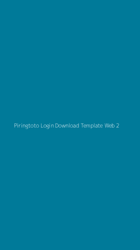 Tampilan Antarmuka Aplikasi Piringtoto Login Download Template Web - 2