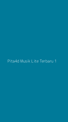 Tampilan Antarmuka Aplikasi Pita4d Musik Lite Terbaru - 1
