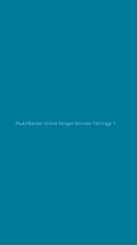 Tampilan Antarmuka Aplikasi Piu4d Bandar Online Dengan Winrate Tertinggi - 1