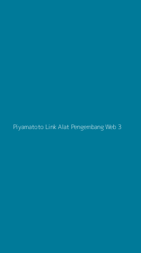 Tampilan Antarmuka Aplikasi Piyamatoto Link Alat Pengembang Web - 3