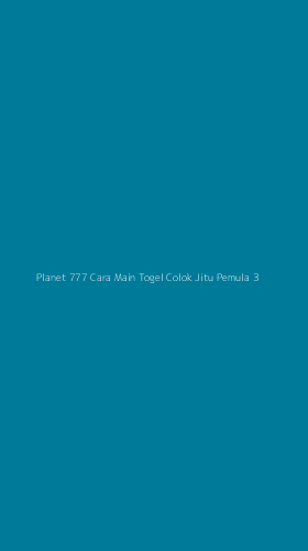Tampilan Antarmuka Aplikasi Planet 777 Cara Main Togel Colok Jitu Pemula - 3