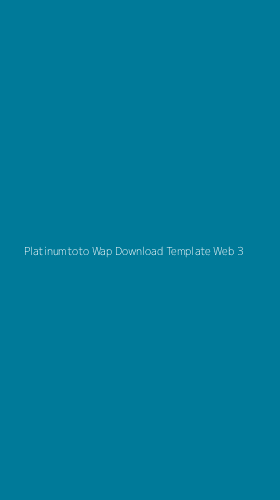Tampilan Antarmuka Aplikasi Platinumtoto Wap Download Template Web - 3