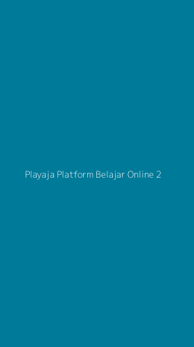 Tampilan Antarmuka Aplikasi Playaja Platform Belajar Online - 2