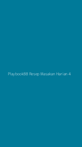 Tampilan Antarmuka Aplikasi Playbook88 Resep Masakan Harian - 4