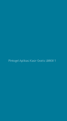 Tampilan Antarmuka Aplikasi Plntogel Aplikasi Kasir Gratis Umkm - 1