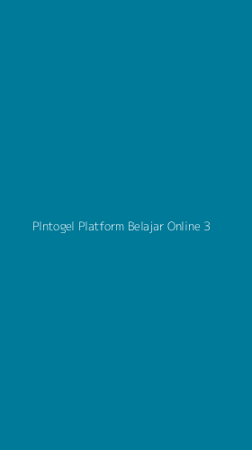 Tampilan Antarmuka Aplikasi Plntogel Platform Belajar Online - 3