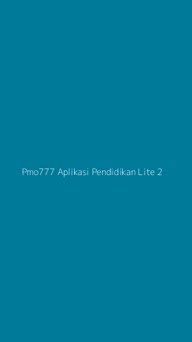 Tampilan Antarmuka Aplikasi Pmo777 Aplikasi Pendidikan Lite - 2
