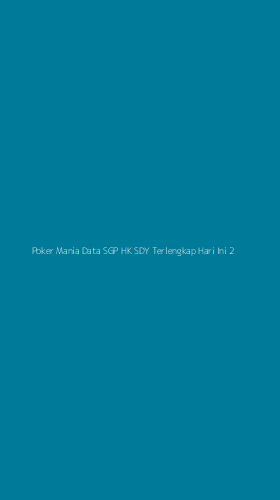 Tampilan Antarmuka Aplikasi Poker Mania Data Sgp Hk Sdy Terlengkap Hari Ini - 2