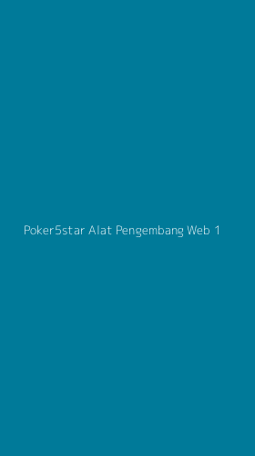 Tampilan Antarmuka Aplikasi Poker5star Alat Pengembang Web - 1