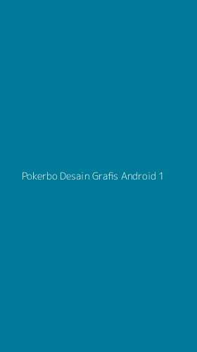 Tampilan Antarmuka Aplikasi Pokerbo Desain Grafis Android - 1