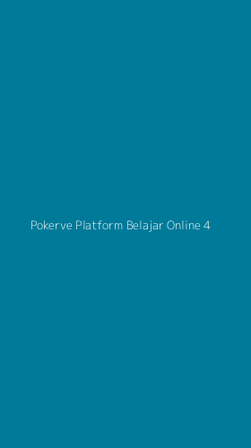 Tampilan Antarmuka Aplikasi Pokerve Platform Belajar Online - 4