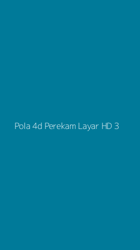 Tampilan Antarmuka Aplikasi Pola 4d Perekam Layar Hd - 3