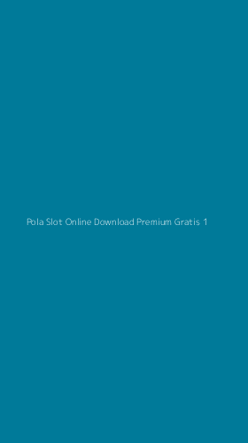 Tampilan Antarmuka Aplikasi Pola Slot Online Download Premium Gratis - 1