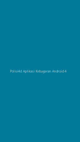 Tampilan Antarmuka Aplikasi Polisi4d Aplikasi Kebugaran Android - 4
