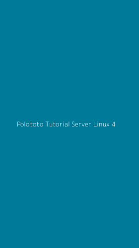 Tampilan Antarmuka Aplikasi Polototo Tutorial Server Linux - 4