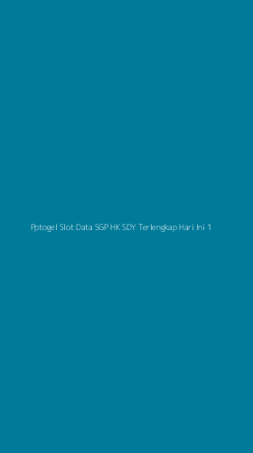 Tampilan Antarmuka Aplikasi Pptogel Slot Data Sgp Hk Sdy Terlengkap Hari Ini - 1