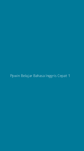 Tampilan Antarmuka Aplikasi Ppwin Belajar Bahasa Inggris Cepat - 1