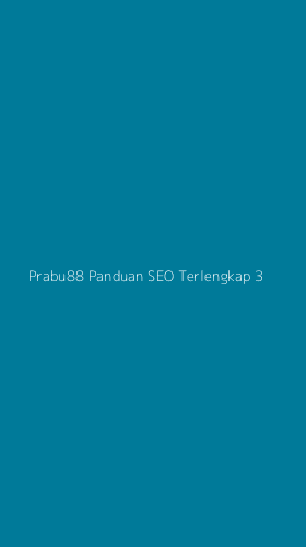 Tampilan Antarmuka Aplikasi Prabu88 Panduan Seo Terlengkap - 3