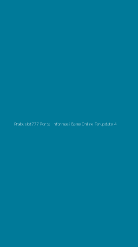 Tampilan Antarmuka Aplikasi Prabuslot777 Portal Informasi Game Online Terupdate - 4