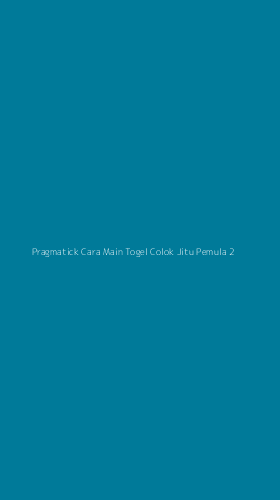 Tampilan Antarmuka Aplikasi Pragmatick Cara Main Togel Colok Jitu Pemula - 2