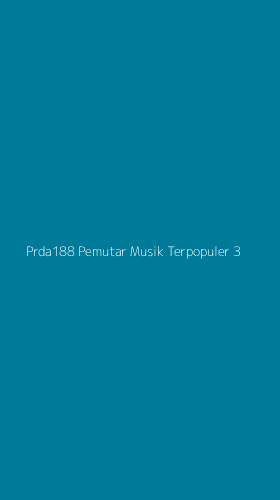 Tampilan Antarmuka Aplikasi Prda188 Pemutar Musik Terpopuler - 3