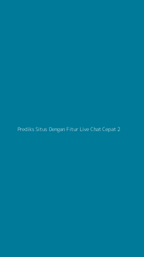 Tampilan Antarmuka Aplikasi Prediks Situs Dengan Fitur Live Chat Cepat - 2