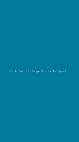 Tampilan Antarmuka Aplikasi Prediksi Codot Situs Dengan Fitur Live Chat Cepat - 4