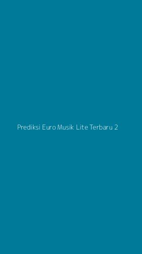Tampilan Antarmuka Aplikasi Prediksi Euro Musik Lite Terbaru - 2