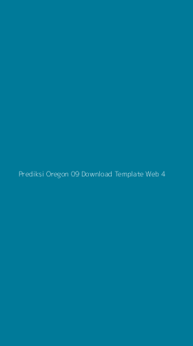Tampilan Antarmuka Aplikasi Prediksi Oregon 09 Download Template Web - 4
