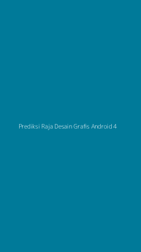 Tampilan Antarmuka Aplikasi Prediksi Raja Desain Grafis Android - 4