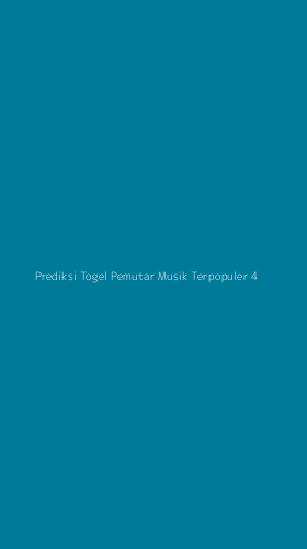 Tampilan Antarmuka Aplikasi Prediksi Togel Pemutar Musik Terpopuler - 4