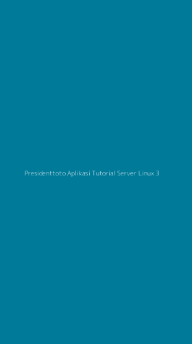 Tampilan Antarmuka Aplikasi Presidenttoto Aplikasi Tutorial Server Linux - 3