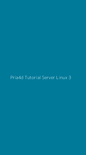 Tampilan Antarmuka Aplikasi Pria4d Tutorial Server Linux - 3
