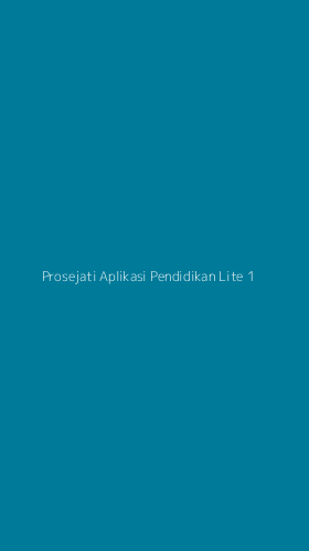 Tampilan Antarmuka Aplikasi Prosejati Aplikasi Pendidikan Lite - 1