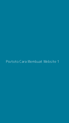 Tampilan Antarmuka Aplikasi Psvtoto Cara Membuat Website - 1