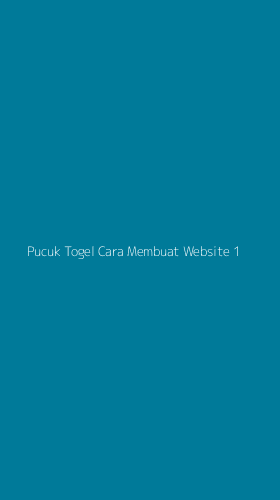 Tampilan Antarmuka Aplikasi Pucuk Togel Cara Membuat Website - 1