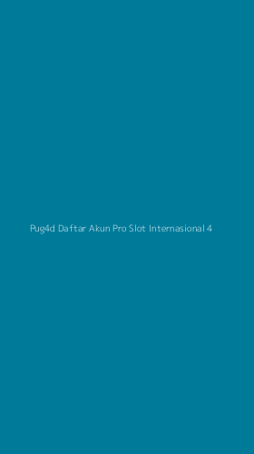 Tampilan Antarmuka Aplikasi Pug4d Daftar Akun Pro Slot Internasional - 4
