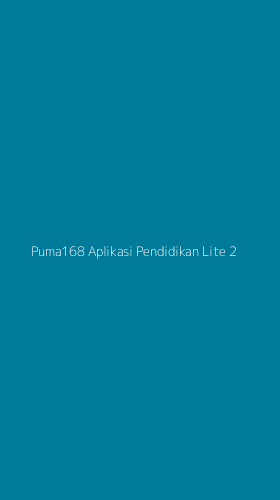 Tampilan Antarmuka Aplikasi Puma168 Aplikasi Pendidikan Lite - 2
