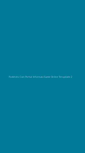 Tampilan Antarmuka Aplikasi Punktoto Com Portal Informasi Game Online Terupdate - 2