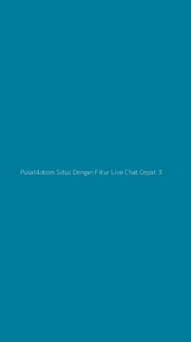 Tampilan Antarmuka Aplikasi Pusat4dcom Situs Dengan Fitur Live Chat Cepat - 3