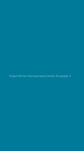 Tampilan Antarmuka Aplikasi Pvjbet Portal Informasi Game Online Terupdate - 3