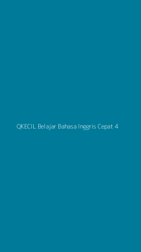 Tampilan Antarmuka Aplikasi Qkecil Belajar Bahasa Inggris Cepat - 4