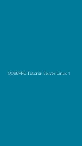 Tampilan Antarmuka Aplikasi Qq88pro Tutorial Server Linux - 1