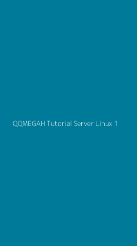 Tampilan Antarmuka Aplikasi Qqmegah Tutorial Server Linux - 1